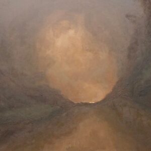 Afterlight — acrylic on canvas by Raluca Luchian, 120 × 180 cm